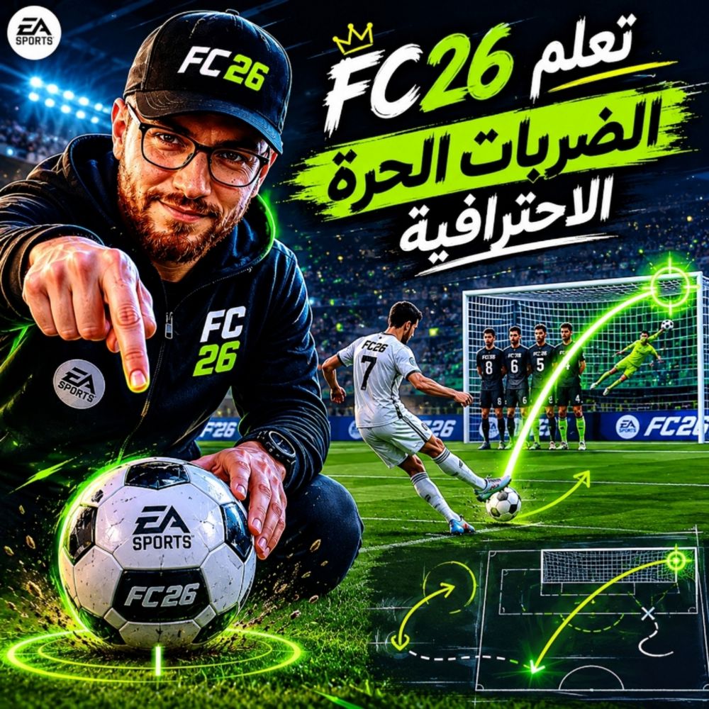 تعلم الضربات الحرة الاحترافية